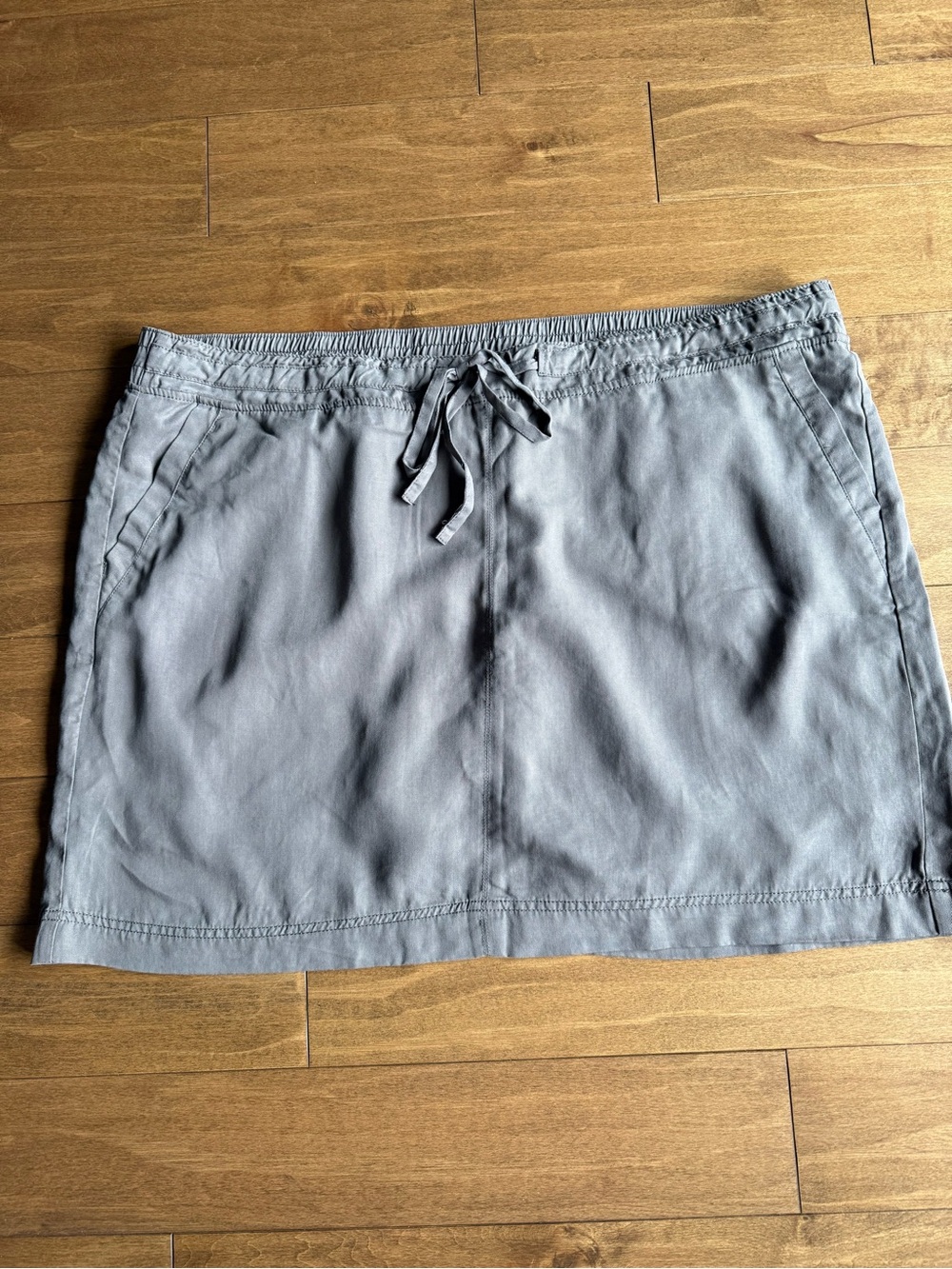 Love & Legend Gray Drawstring Skort
